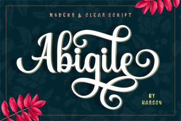 Abigile Font: Modern Handwritten Typography for Editorial Design