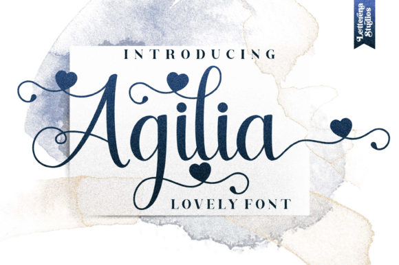 Agilia Font: Stylish Handwritten Typography for Web Design