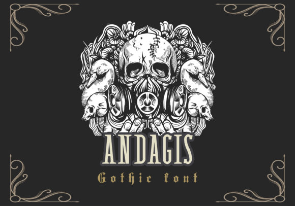 Andagis Font: Bold Serif Typography for Editorial Design