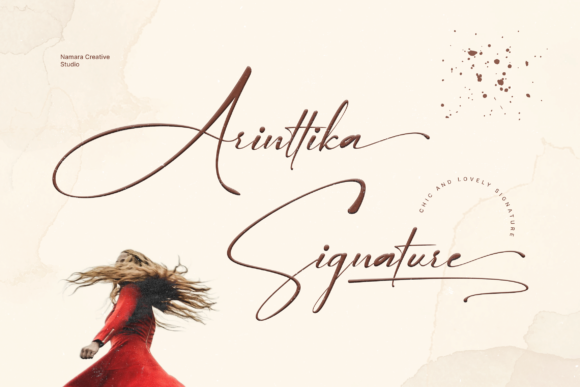 Arinttika Signature Font for Elegant Web Design