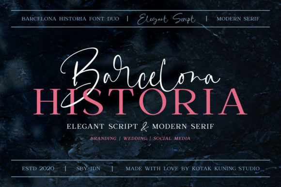 Barcelona Historia Font: Elevating Boutique Brand Identity