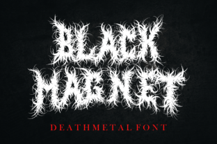 Black Magnet Font for Bold Editorial Design