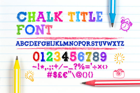 Chalk Title Font Review for Campaign Design