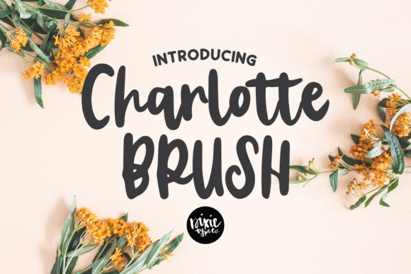 Charlotte Brush Font: Authentic Handwritten Style for Small Business Branding