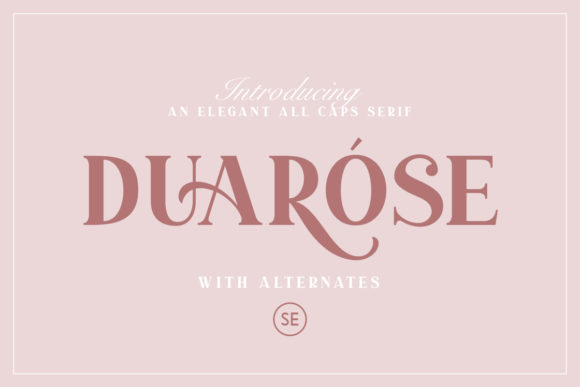 Duarose Font: Elegant Serif Typography for Small Business Branding
