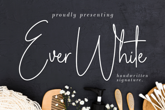 Ever White Font Review for Elegant Editorial Design