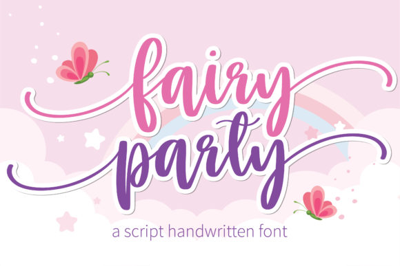 Fairy Party Font: Elegant Script for Editorial Design