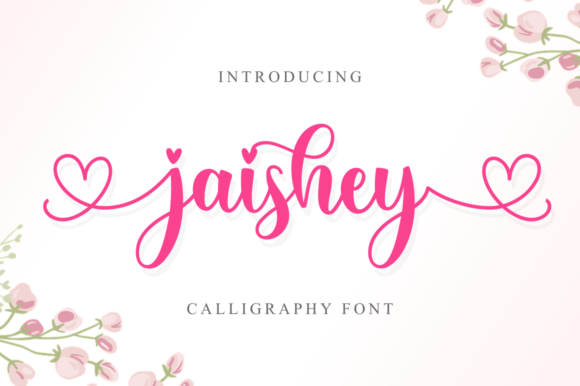 Jaishey Font: Elegant Script Handwritten Typography for Web Design