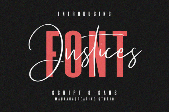Justices Font: Elevating Editorial Layouts with Bold Duo Typography