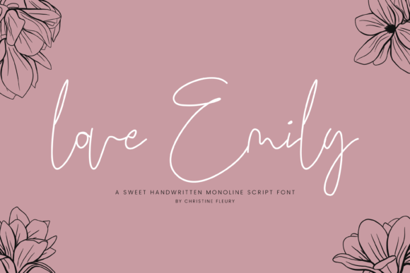 Love Emily Font for Chic Handmade Branding