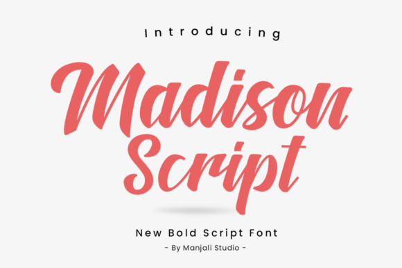 Madison Script Font for Editorial Design and Publishing