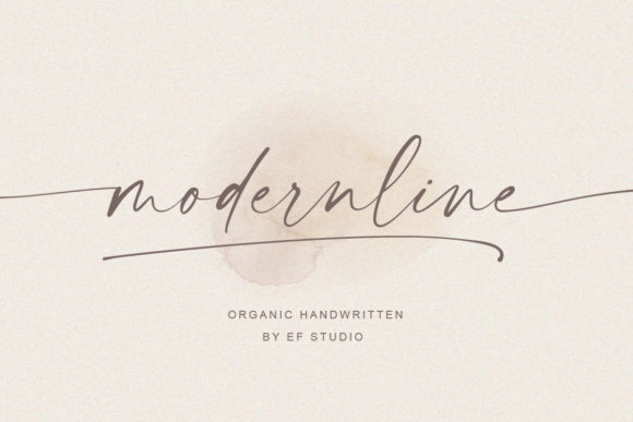 Modernline Font Review: Elegant Script Handwritten Typography