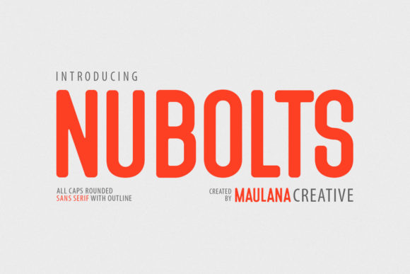 Nubolts Rounded Sans: Bold Typography for Modern Branding