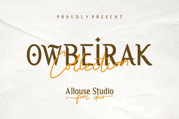 Owbeirak Collection: A Versatile Serif Font for Editorial Design