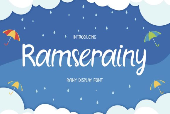 Ramserainy Font: Trendy Handwritten Style for Crafters