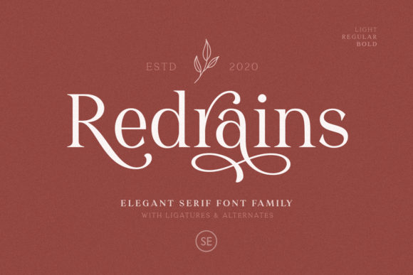 Redrains: Elegant Serif Font Free Download Guide