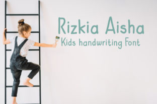 Rizkia Aisha Font: Playful Handwritten Style for Makers