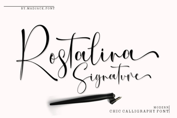 Rostalina Signature Font: A Designer’s Branding Case Study