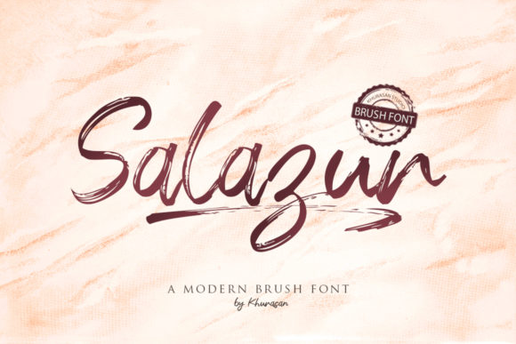 Salazur Font: Elevating Digital Marketing Visuals