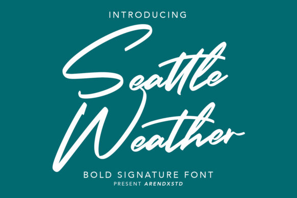 Seattle Weather Font: A Designer’s Branding Case Study