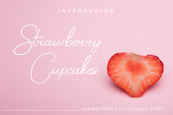 Strawberry Cupcakes Font for Modern Web Design