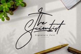 The Scientist Font: Elegant Script for Editorial Design